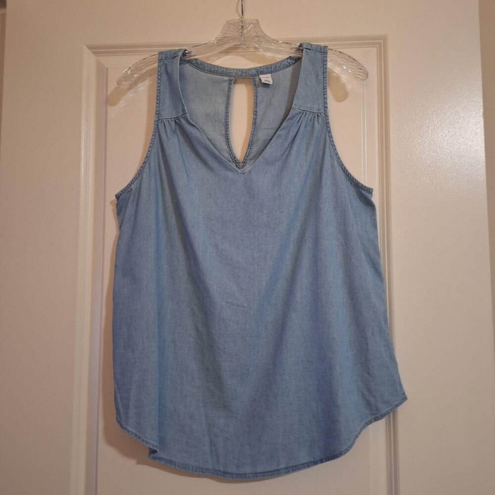 Old Navy Chambray Denim Modern Summer Tank